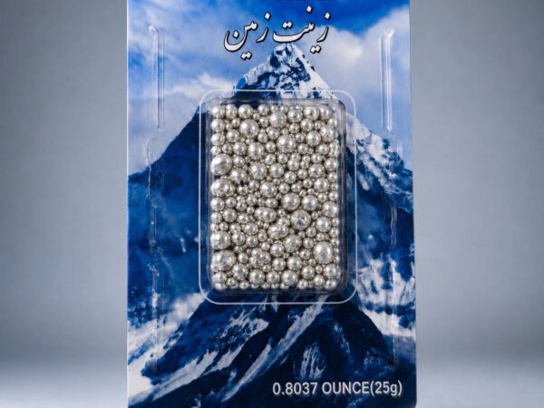 دانه نقره خالص 25 گرمی